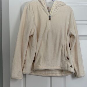 Soft Cream Fleece Hoodie